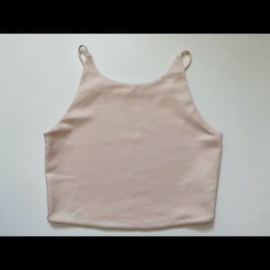 Pink crop tank
